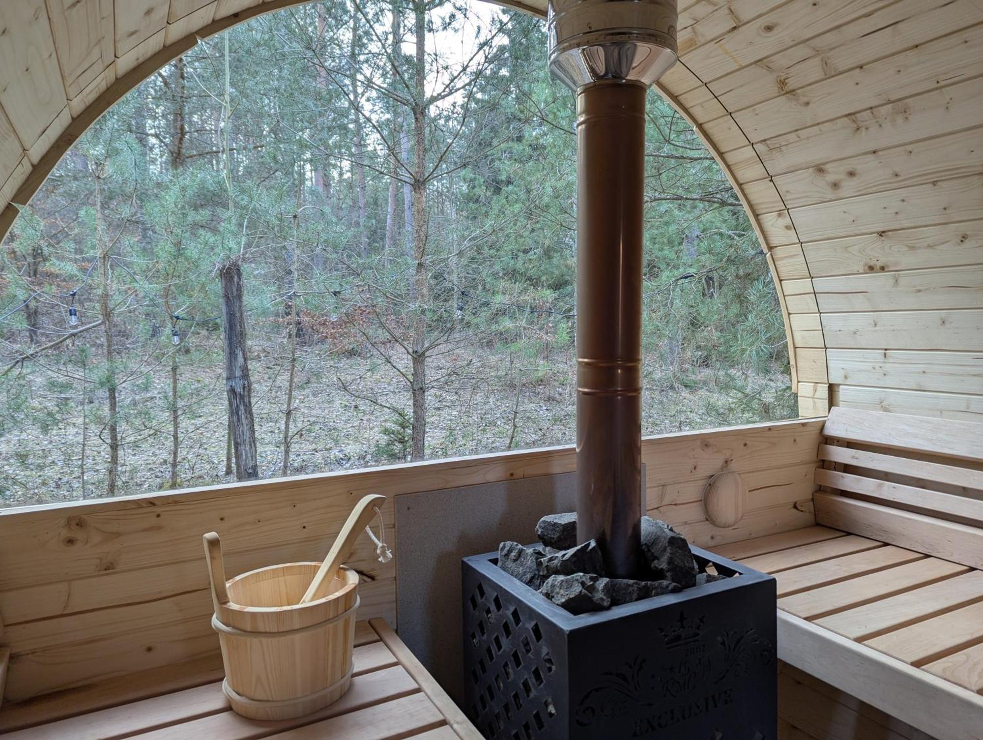 Forreset - Lesny Apartament, Sauna I Balia Jacuzzi Gietrzwald Exterior photo