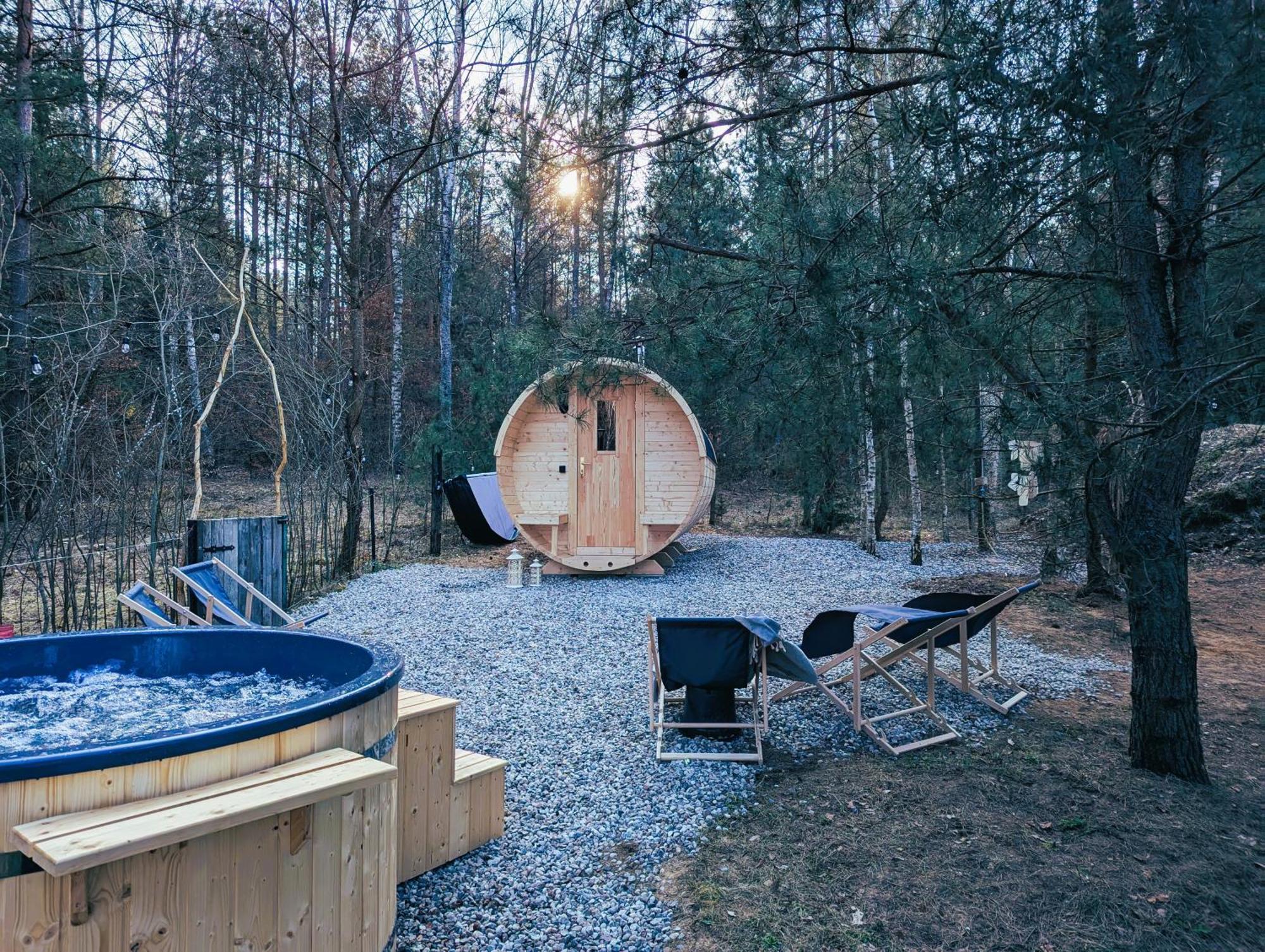 Forreset - Lesny Apartament, Sauna I Balia Jacuzzi Gietrzwald Exterior photo
